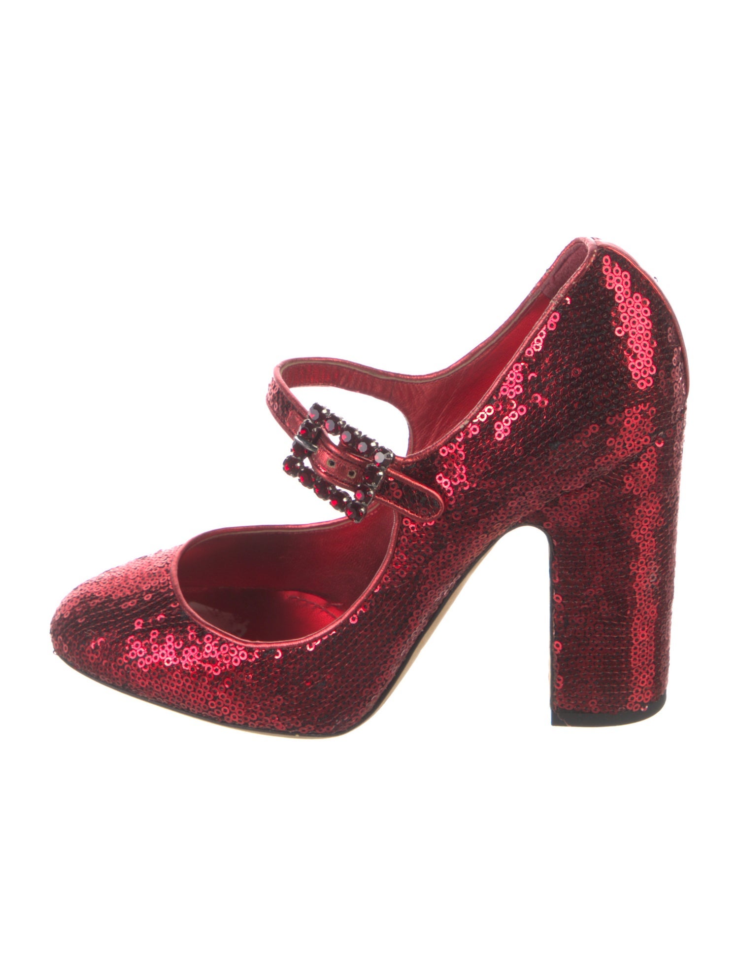 Dolce & Gabbana Sequins Crystal Embellishments Pumps