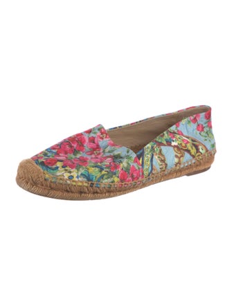 Dolce & Gabbana Carretto Print Canvas Espadrilles
