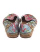 Dolce & Gabbana Carretto Print Canvas Espadrilles