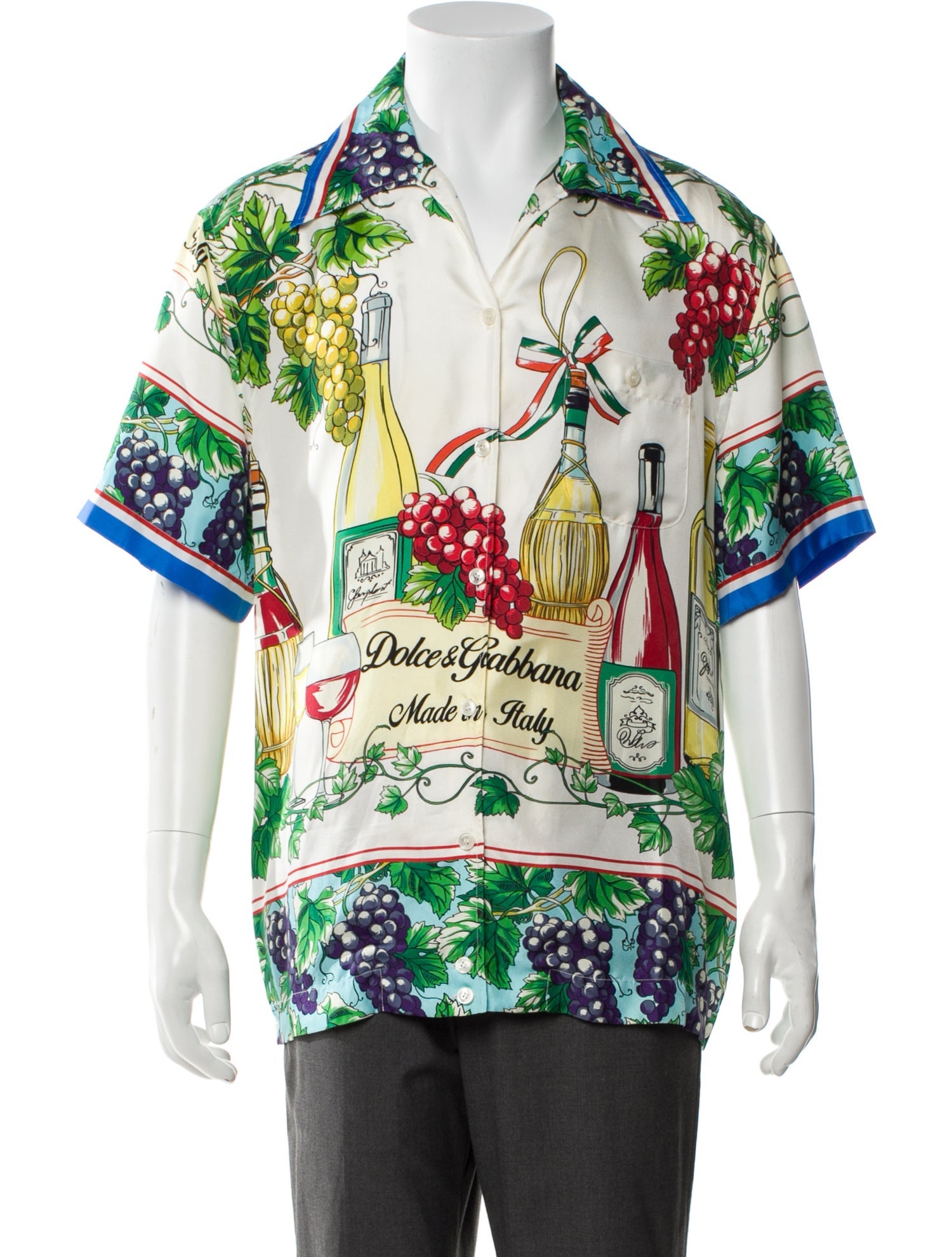Dolce & Gabbana Silk Printed Shirt