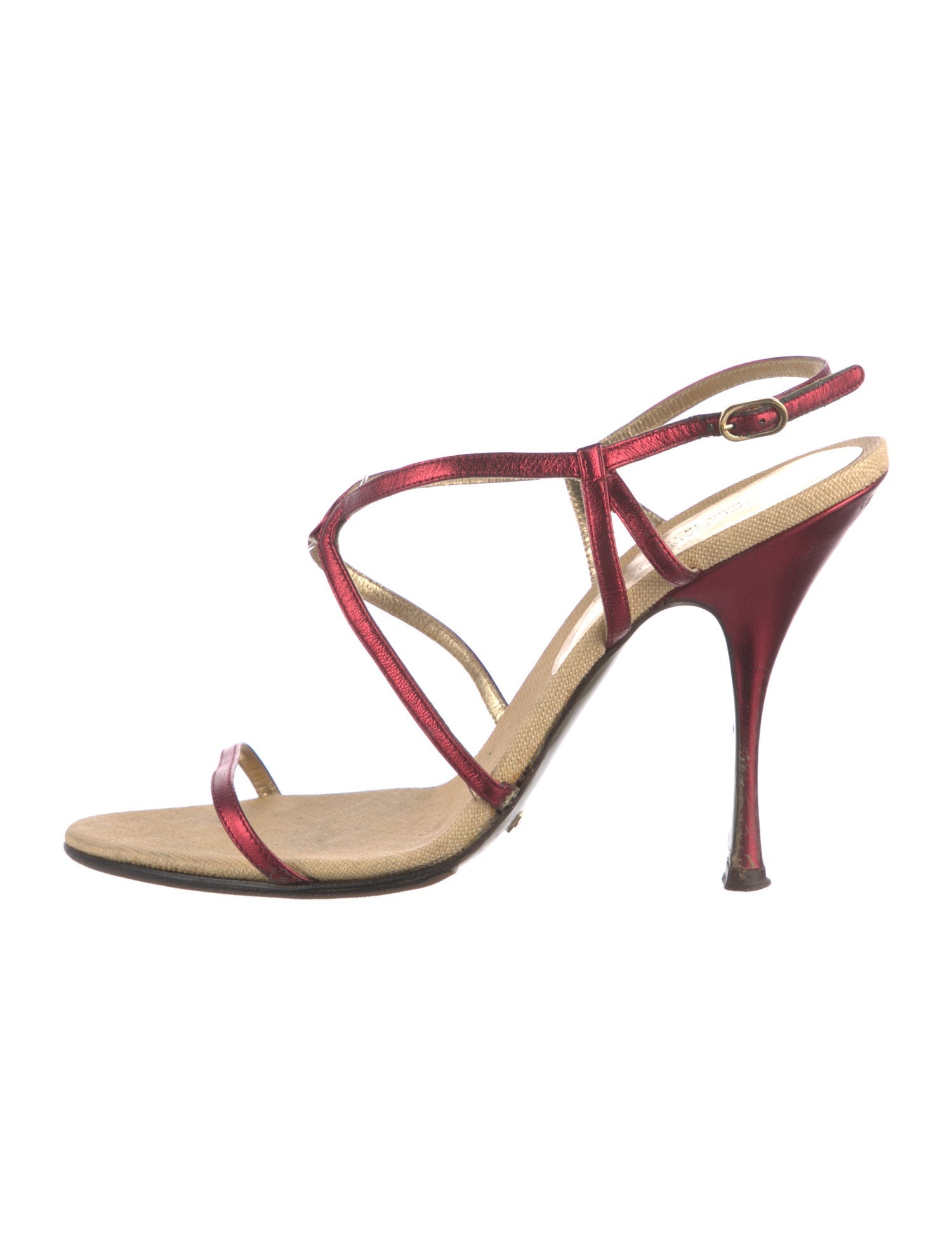 Dolce & Gabbana Leather Slingback Sandals