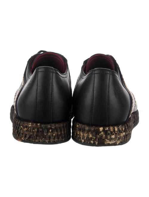 Dolce & Gabbana Leather Patterned Derby Shoes