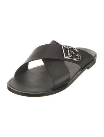 Dolce & Gabbana Leather Slides