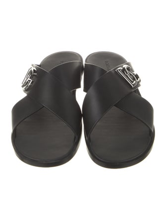 Dolce & Gabbana Leather Slides