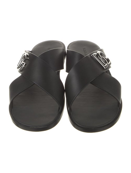 Dolce & Gabbana Leather Slides