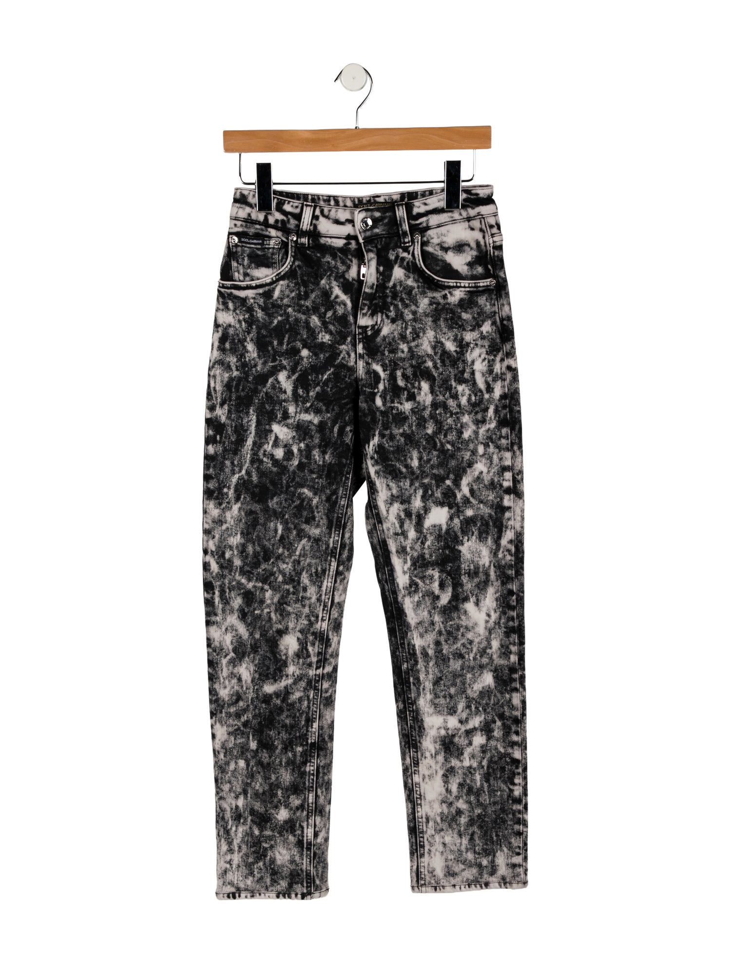 Dolce & Gabbana Mid-Rise Straight Leg Jeans