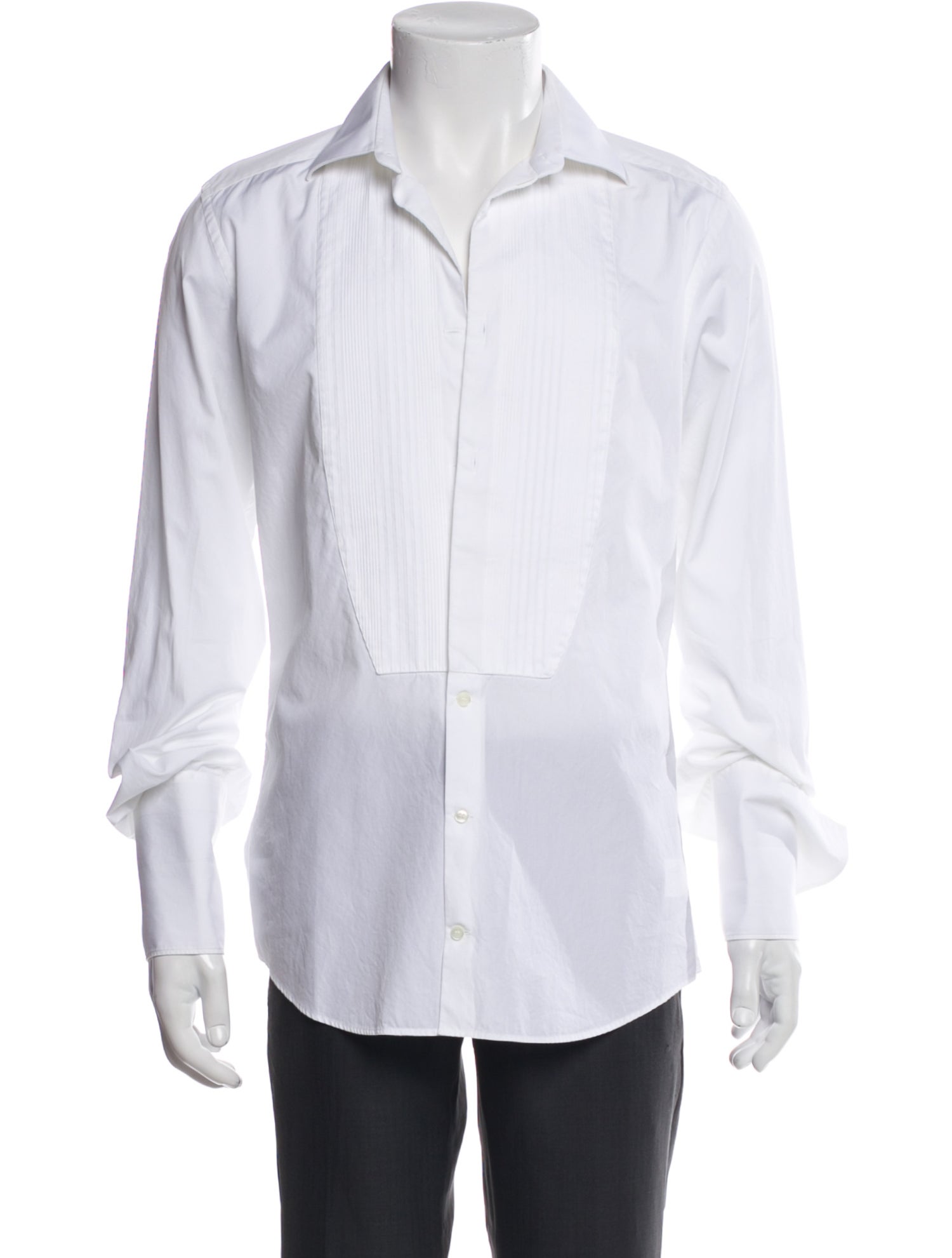 Dolce & Gabbana Long Sleeve Tuxedo Shirt