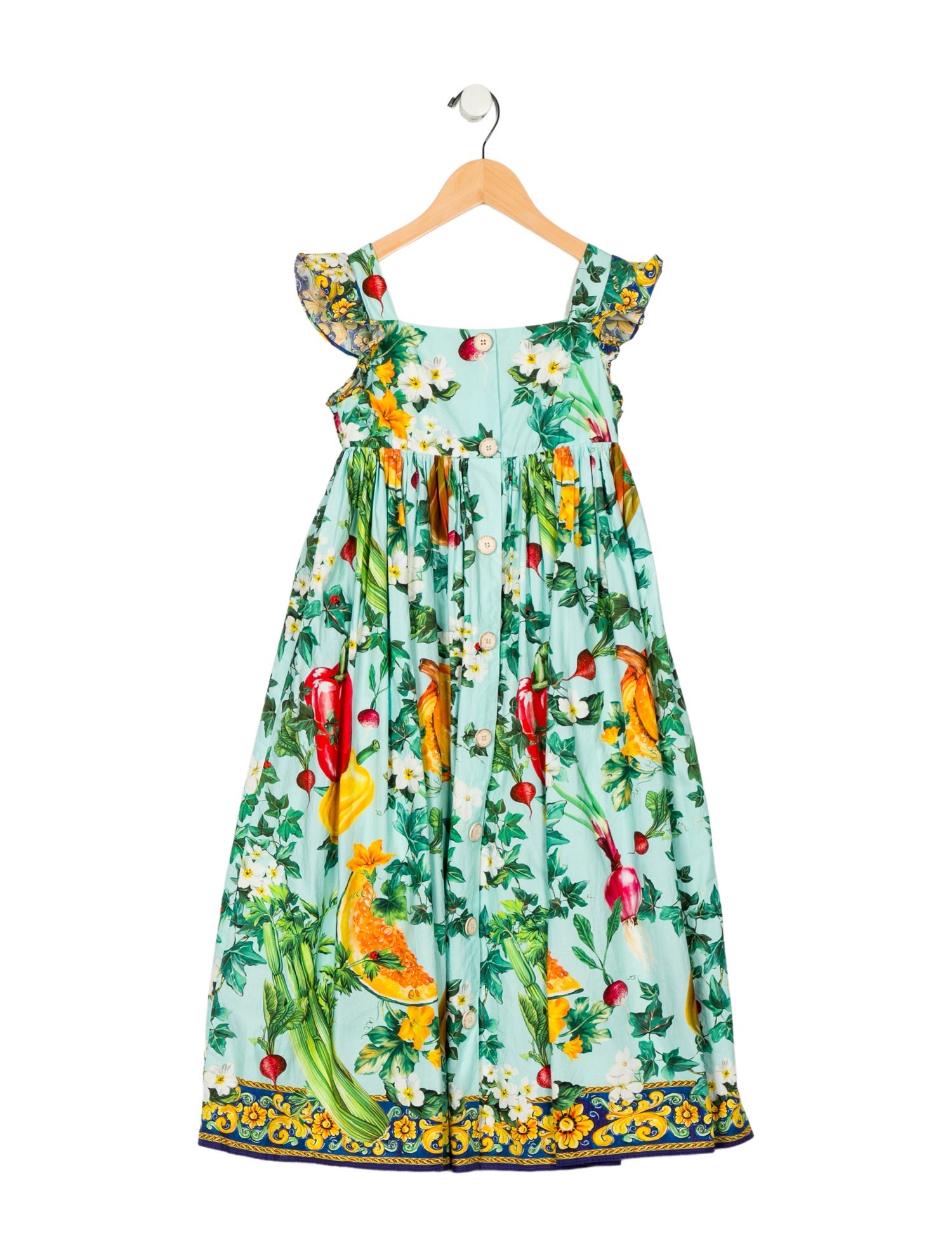 Dolce & Gabbana Dolce & Gabbana Girls' Sleeveless Cotton Dress