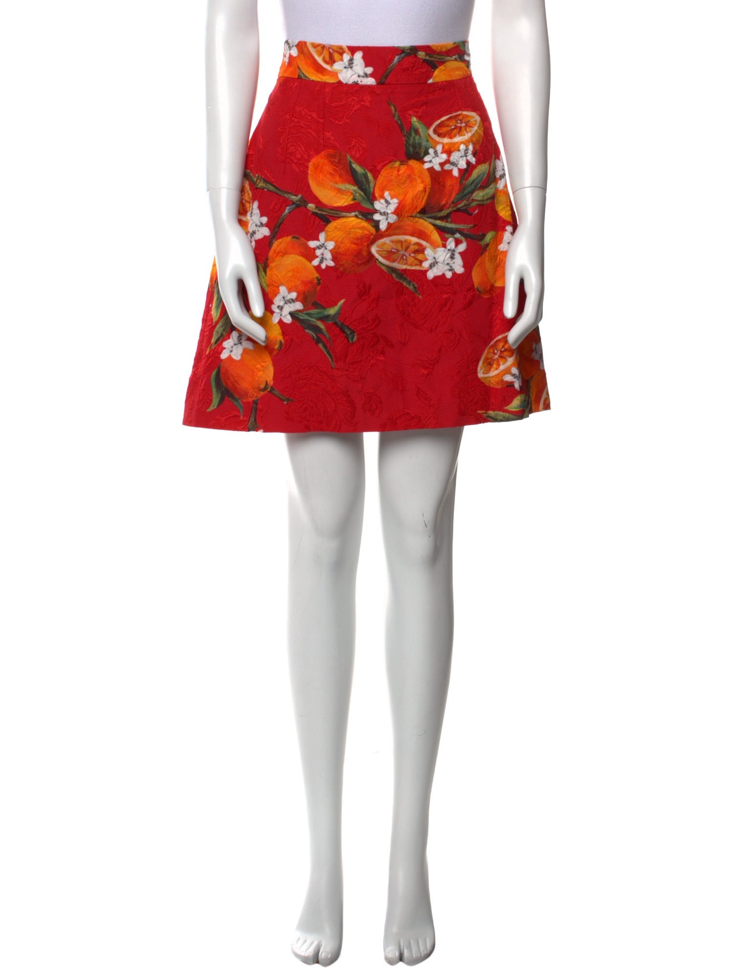 Dolce & Gabbana Floral Print Mini Skirt