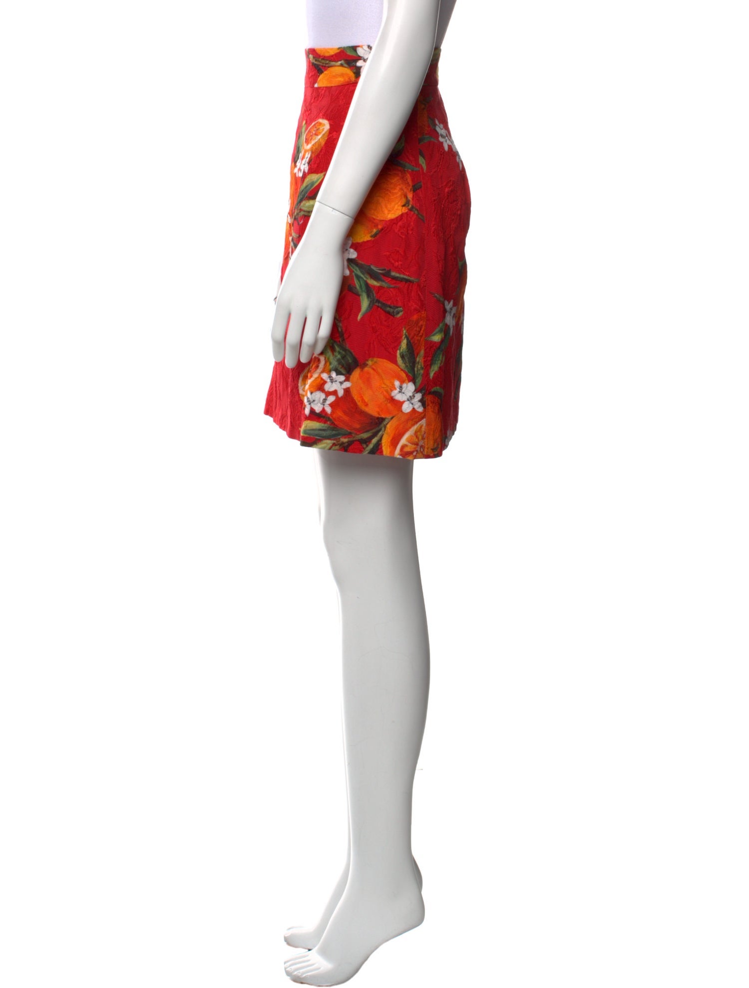Dolce & Gabbana Floral Print Mini Skirt