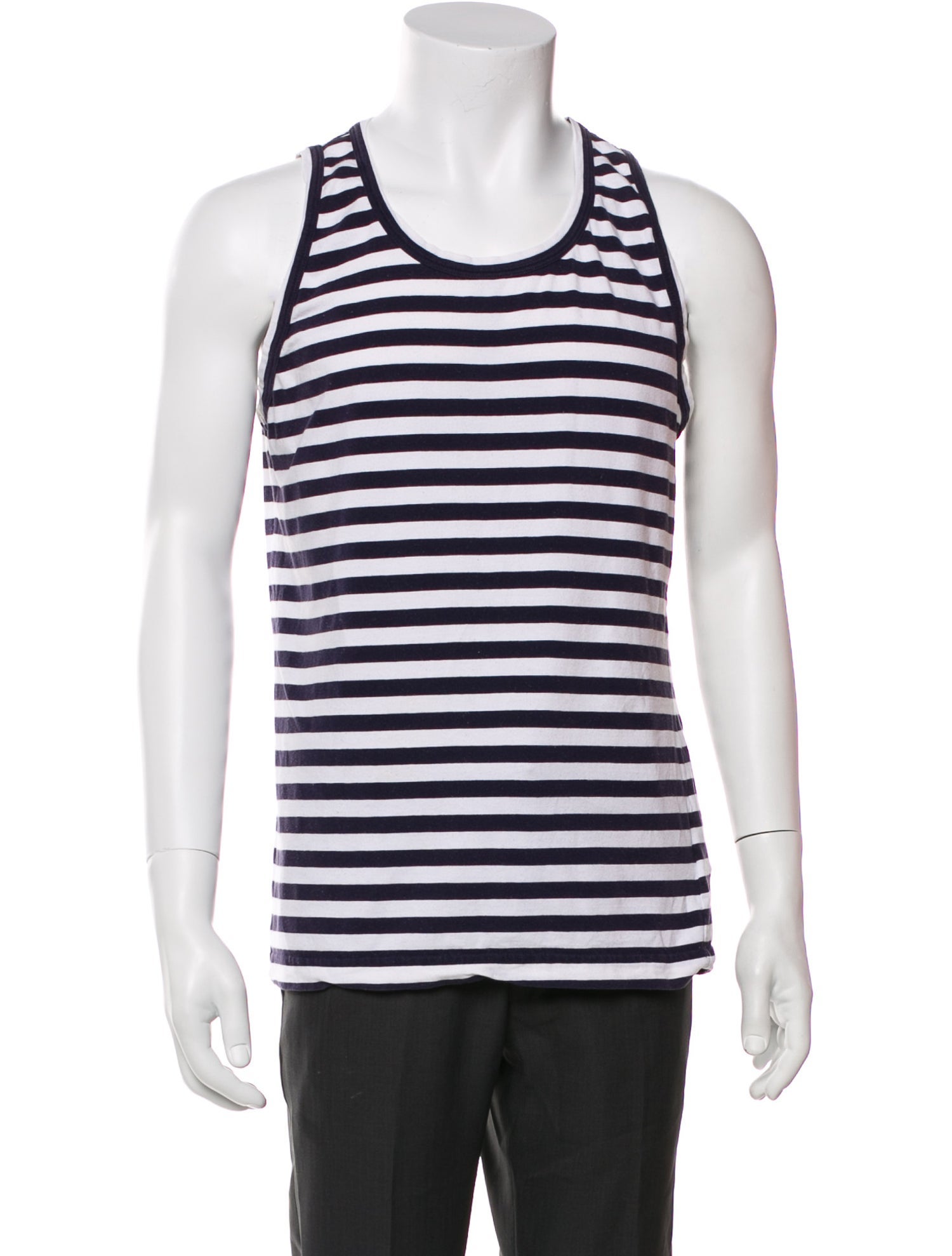 Dolce & Gabbana Striped Scoop Neck T-Shirt