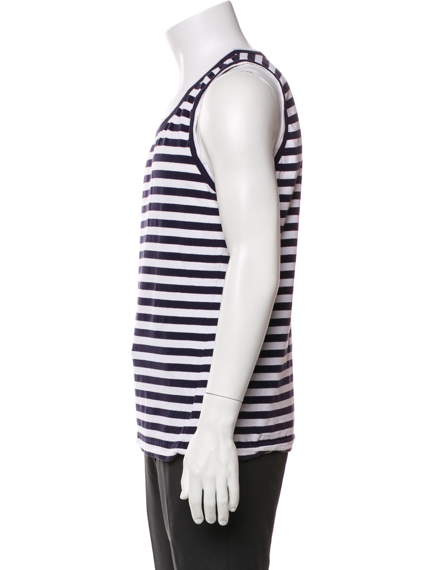 Dolce & Gabbana Striped Scoop Neck T-Shirt