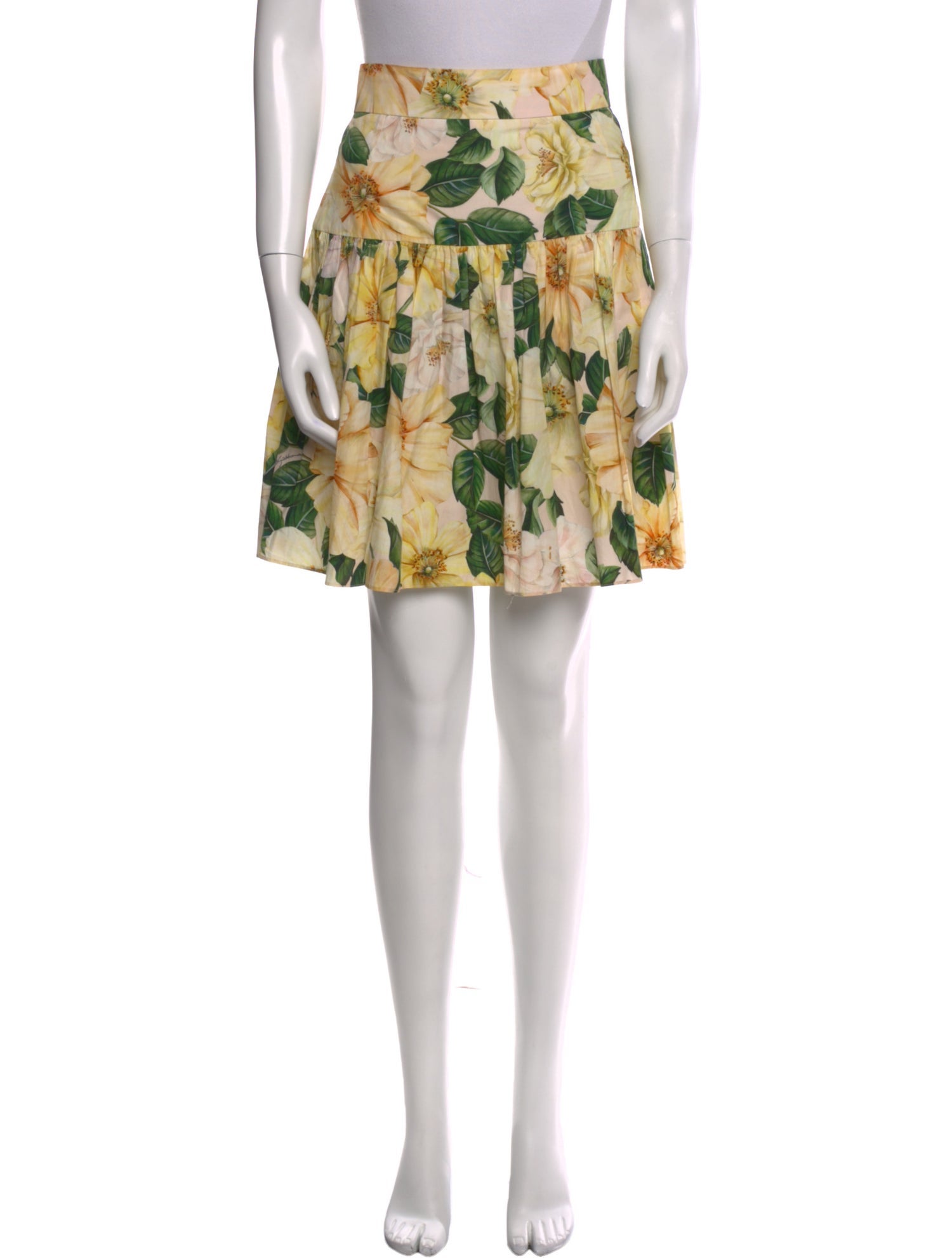 Dolce & Gabbana Floral Print Mini Skirt
