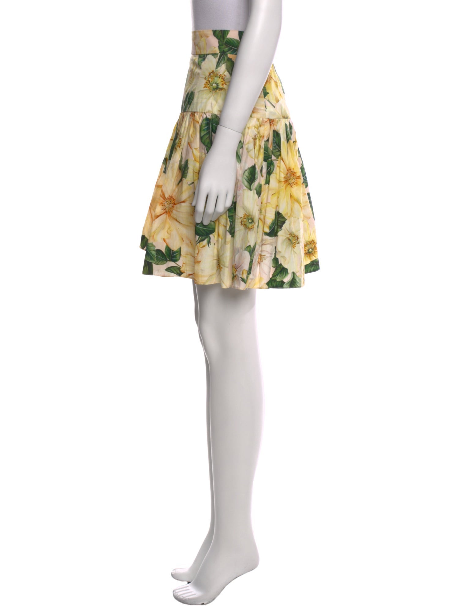 Dolce & Gabbana Floral Print Mini Skirt