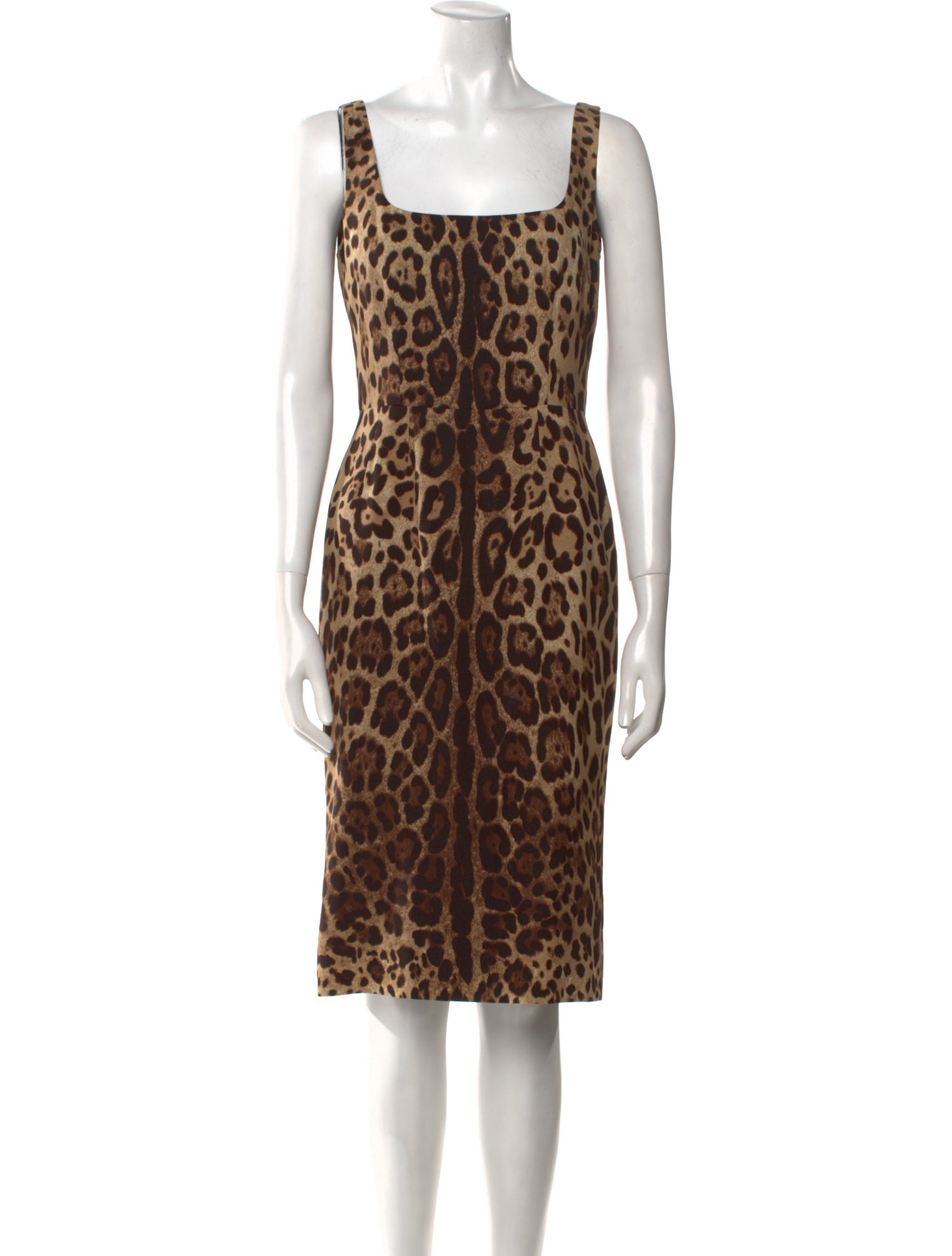 Dolce & Gabbana Silk Midi Length Dress