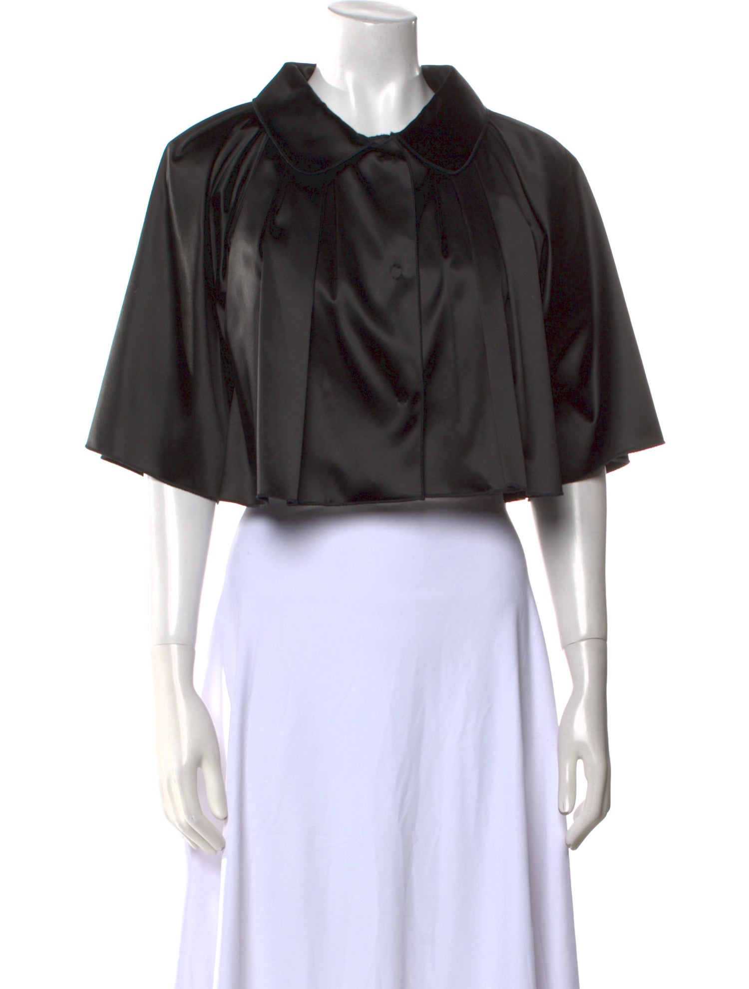 Dolce & Gabbana Three-Quarter Sleeve Crop Top