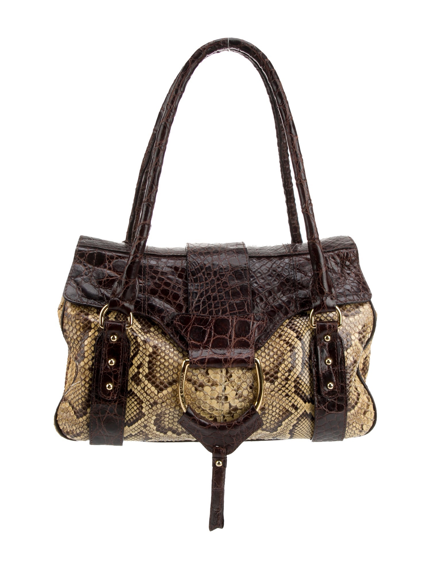 Dolce & Gabbana Python Shoulder Bag Vintage