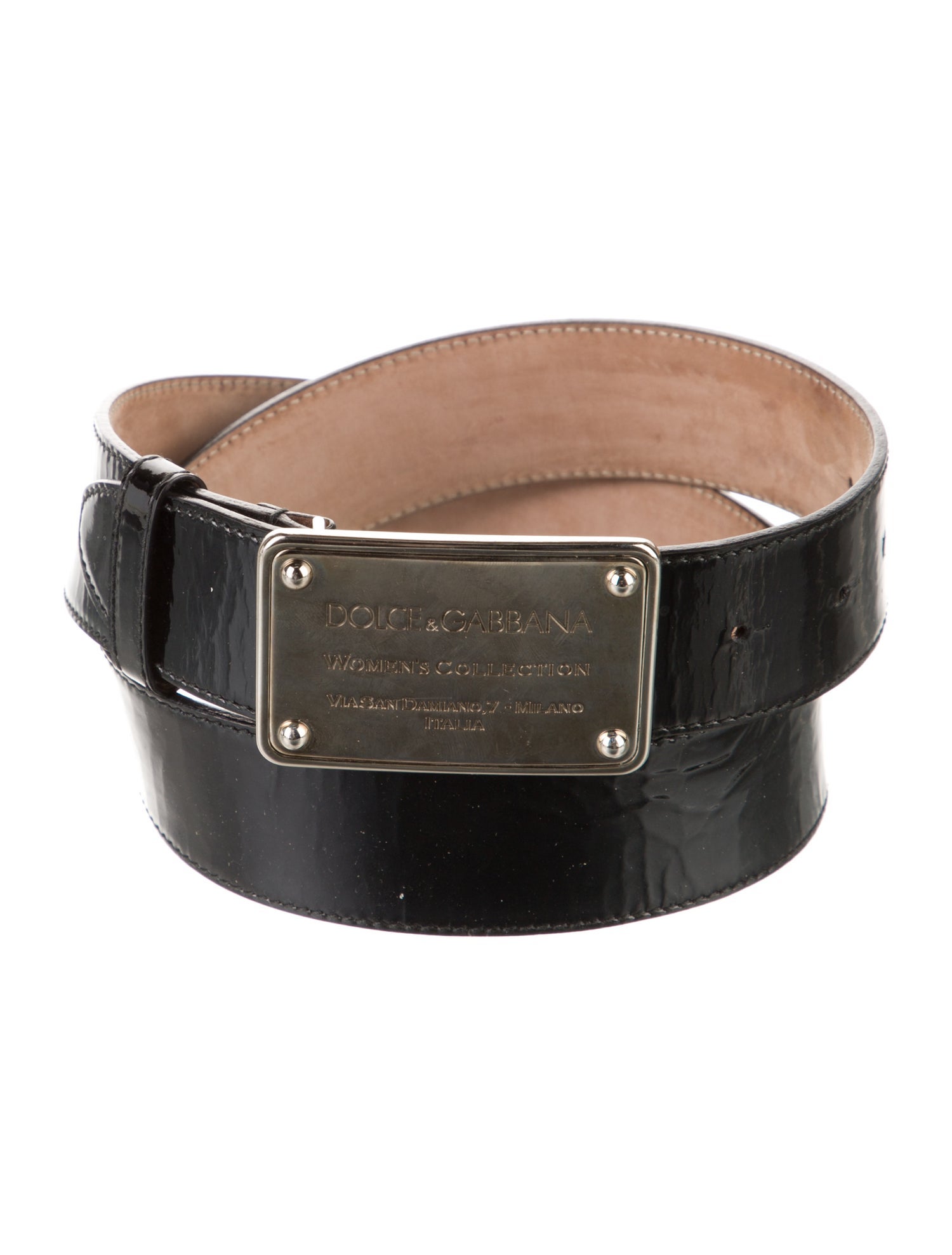 Dolce & Gabbana Patent Leather Belt