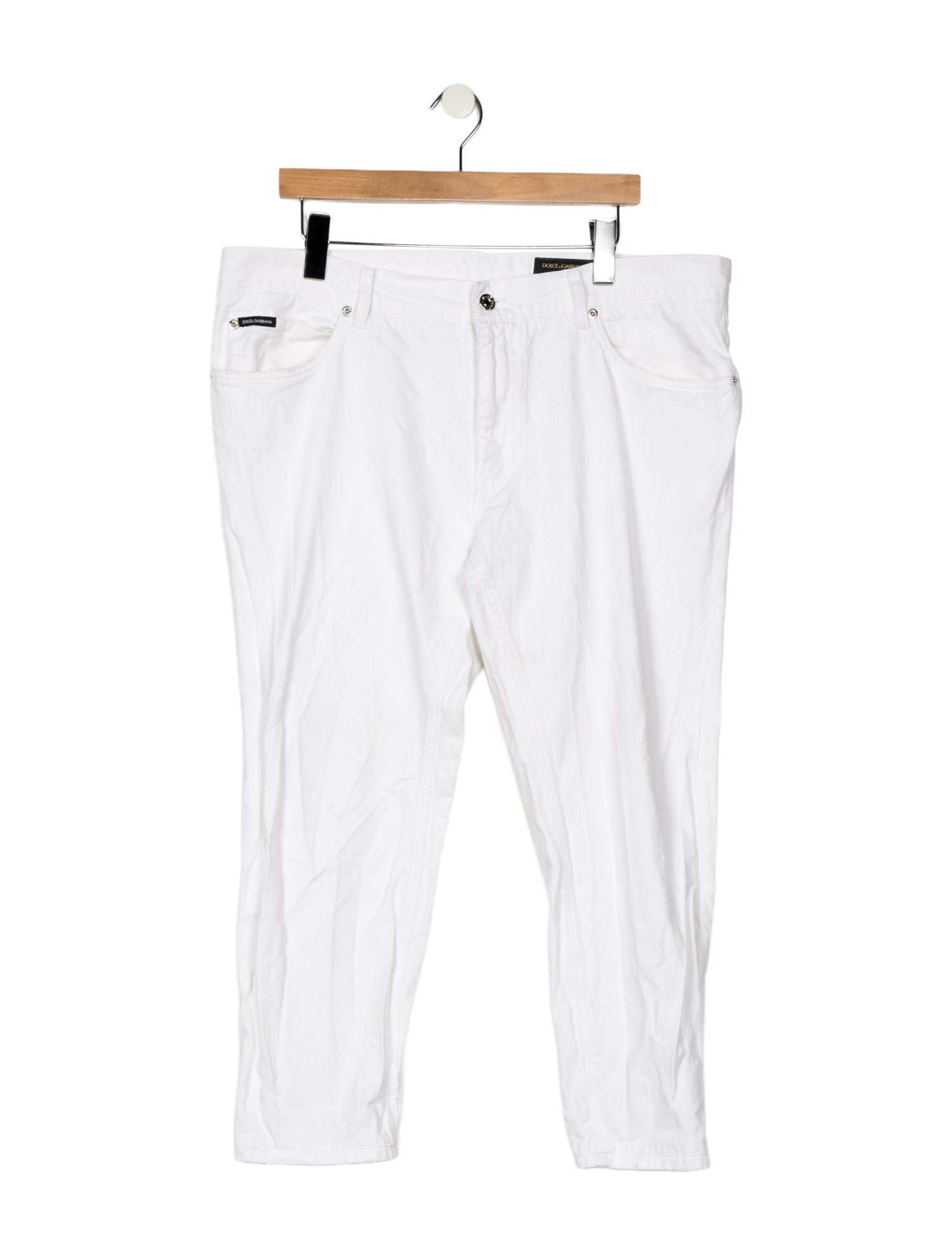 Dolce & Gabbana High-Rise Straight Leg Jeans