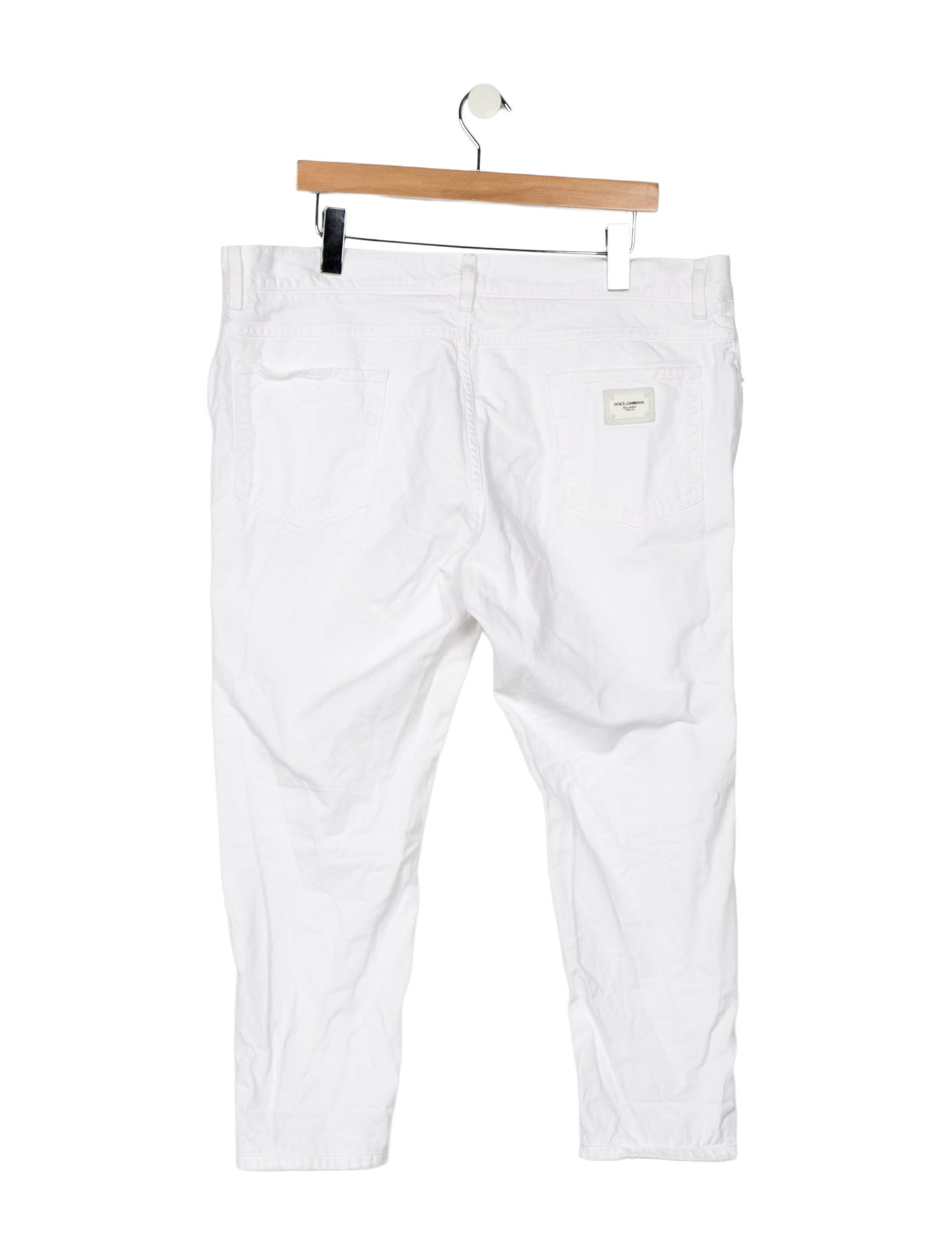 Dolce & Gabbana High-Rise Straight Leg Jeans