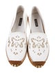 Dolce & Gabbana Canvas Mesh Accents Espadrilles