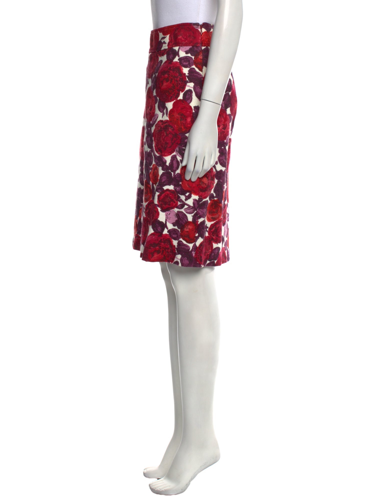 Dolce & Gabbana Floral Print Knee-Length Skirt