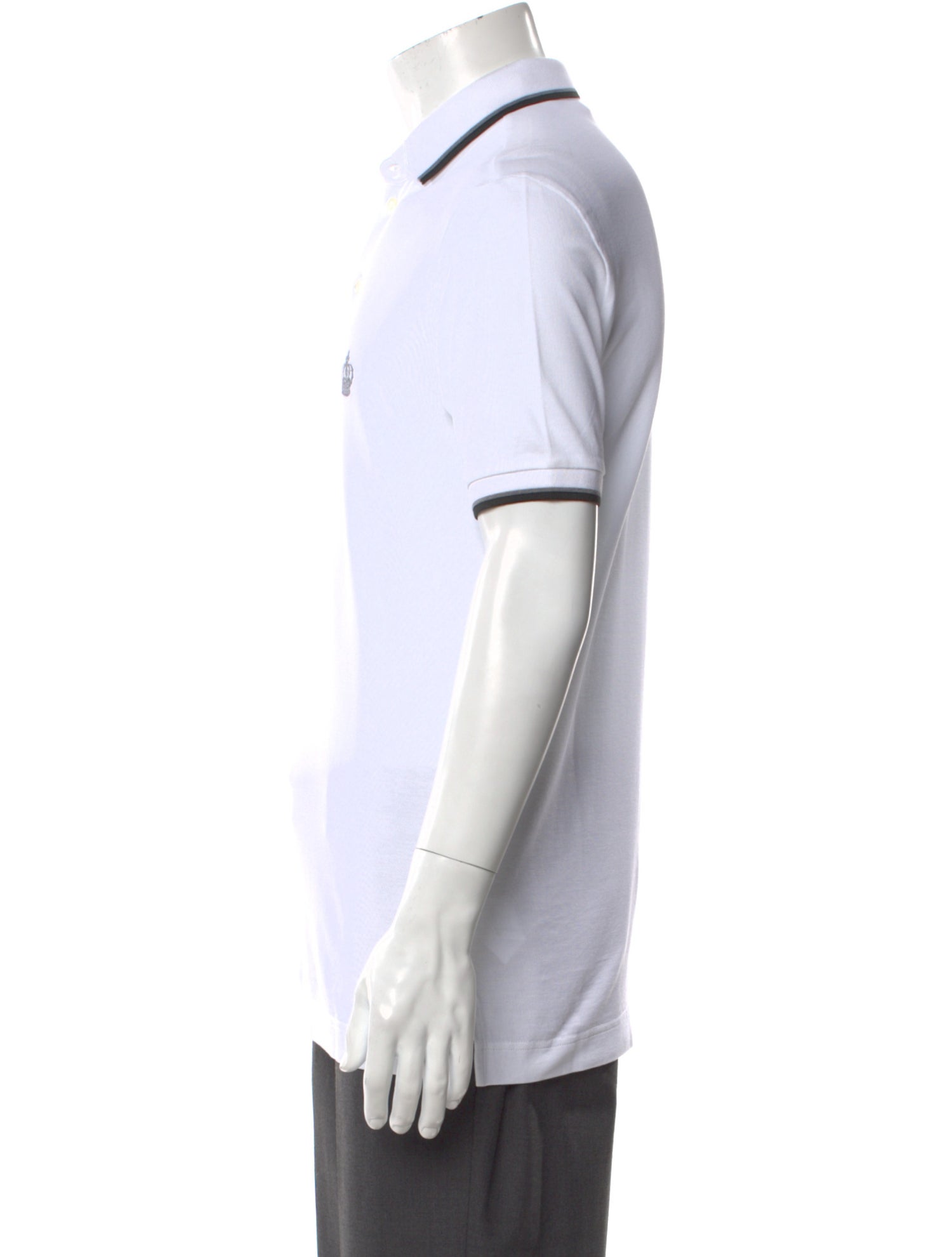 Dolce & Gabbana Striped Collar Polo Shirt