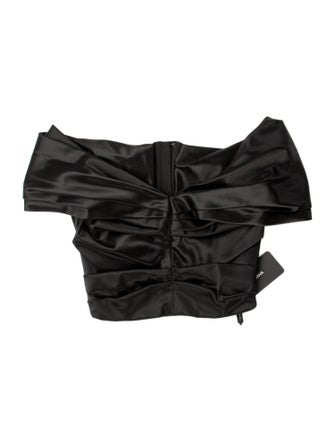 Dolce & Gabbana Strapless Crop Top