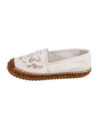 Dolce & Gabbana Canvas Mesh Accents Espadrilles