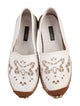 Dolce & Gabbana Canvas Mesh Accents Espadrilles