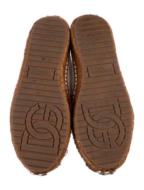 Dolce & Gabbana Canvas Mesh Accents Espadrilles