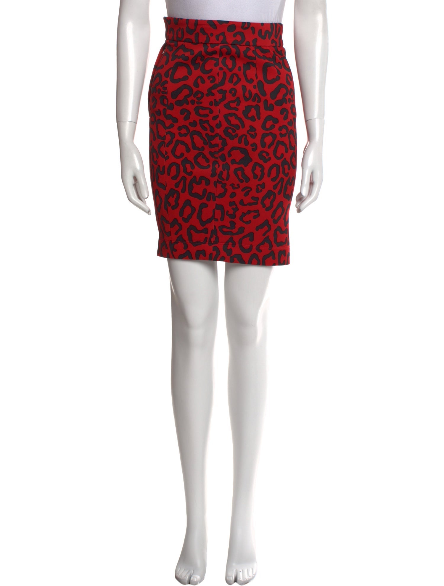 Dolce & Gabbana Animal Print Knee-Length Skirt