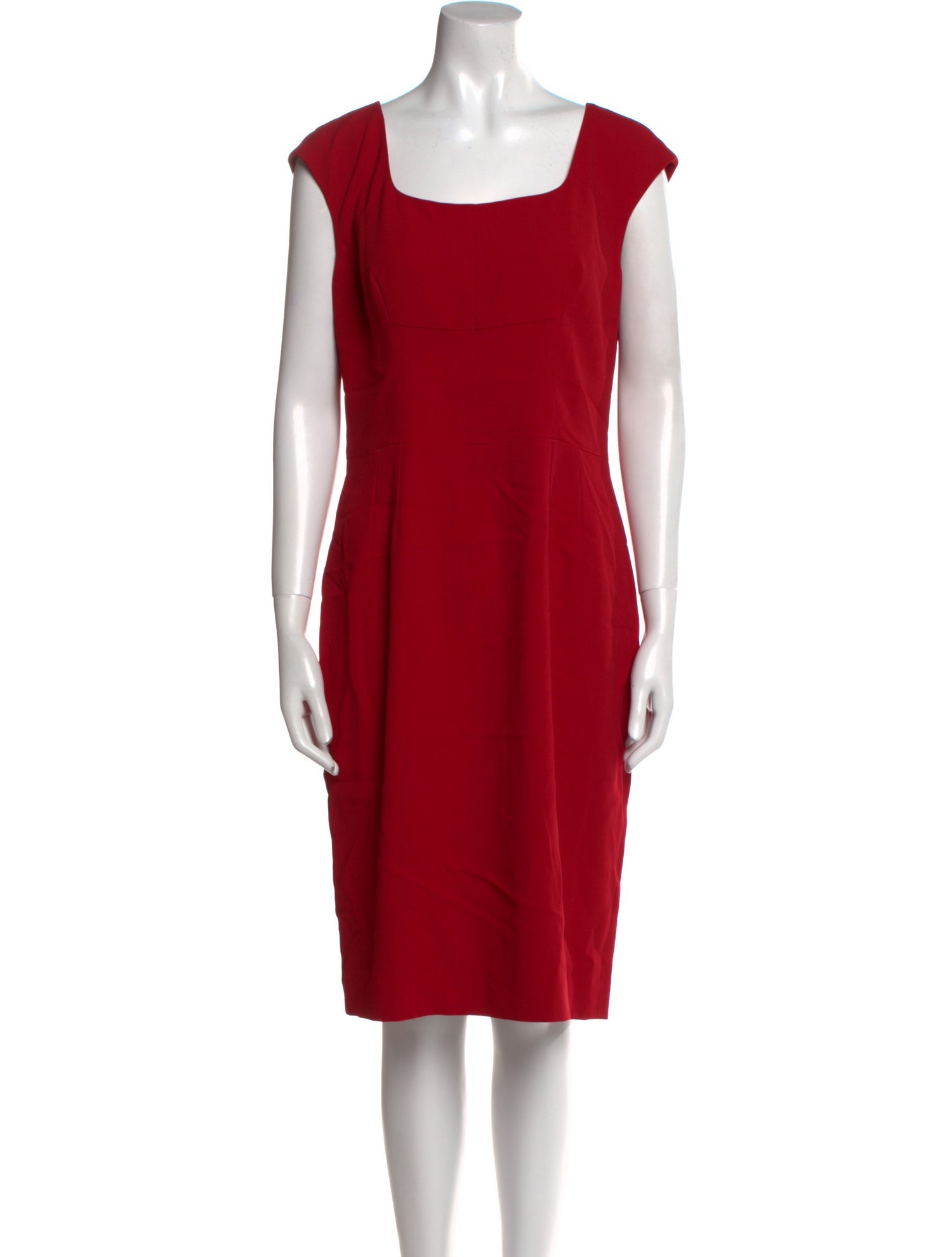 Dolce & Gabbana Square Neckline Knee-Length Dress w/ Tags