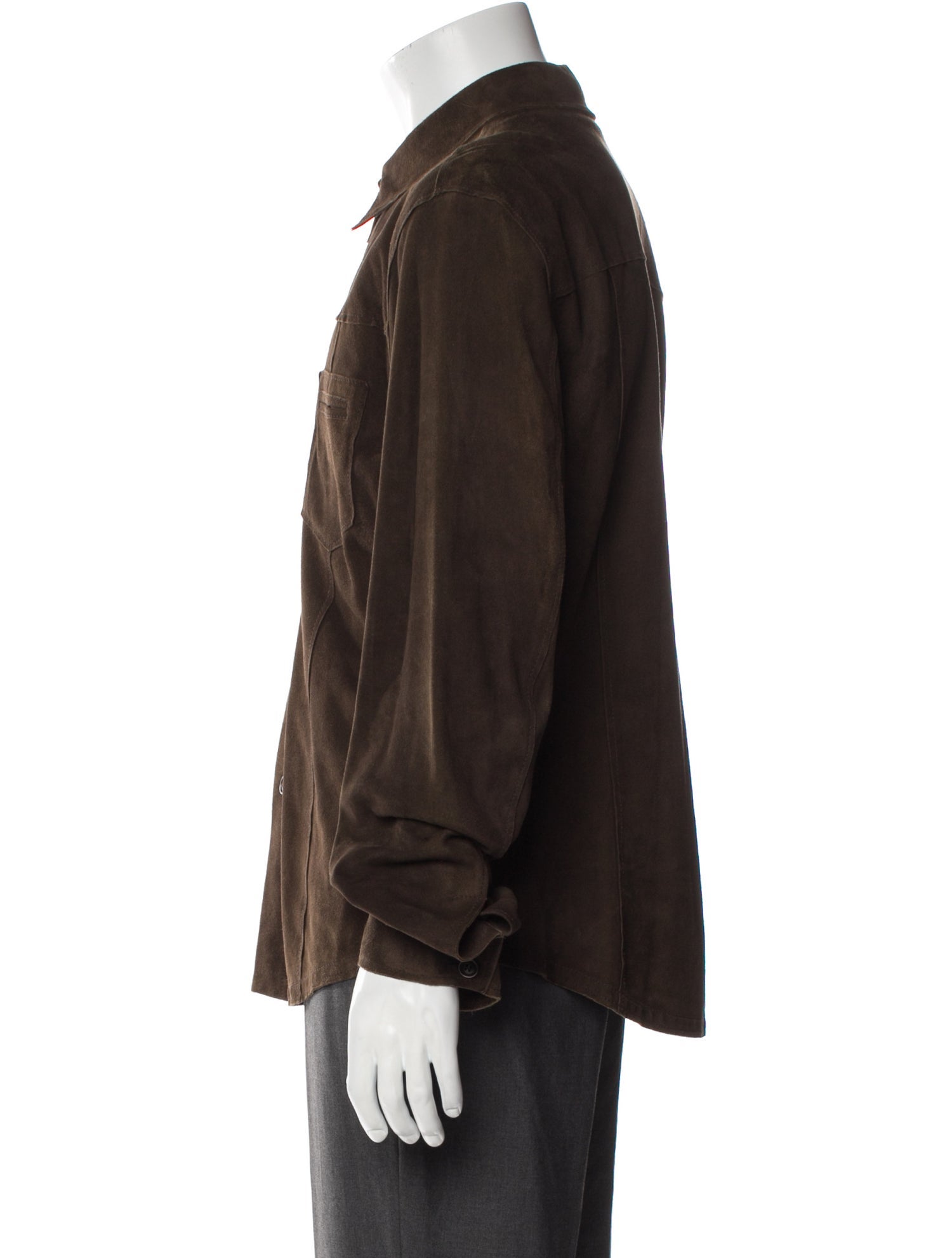 Dolce & Gabbana Goat Leather Utility Jacket