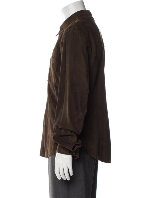 Dolce & Gabbana Goat Leather Utility Jacket