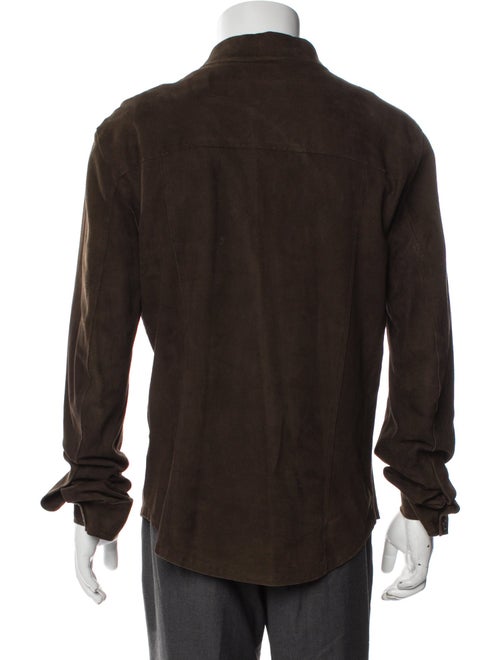 Dolce & Gabbana Goat Leather Utility Jacket