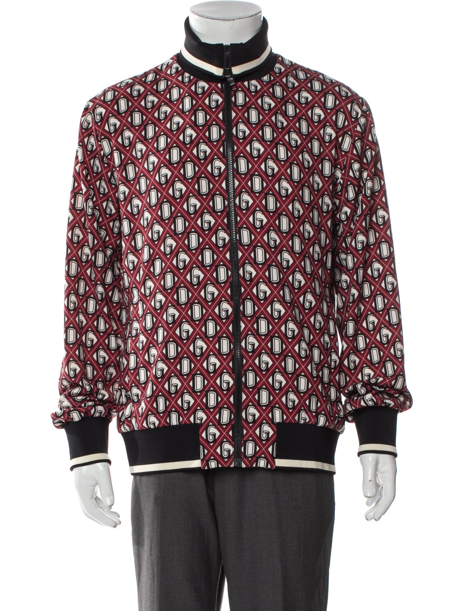 Dolce & Gabbana Printed Windbreaker