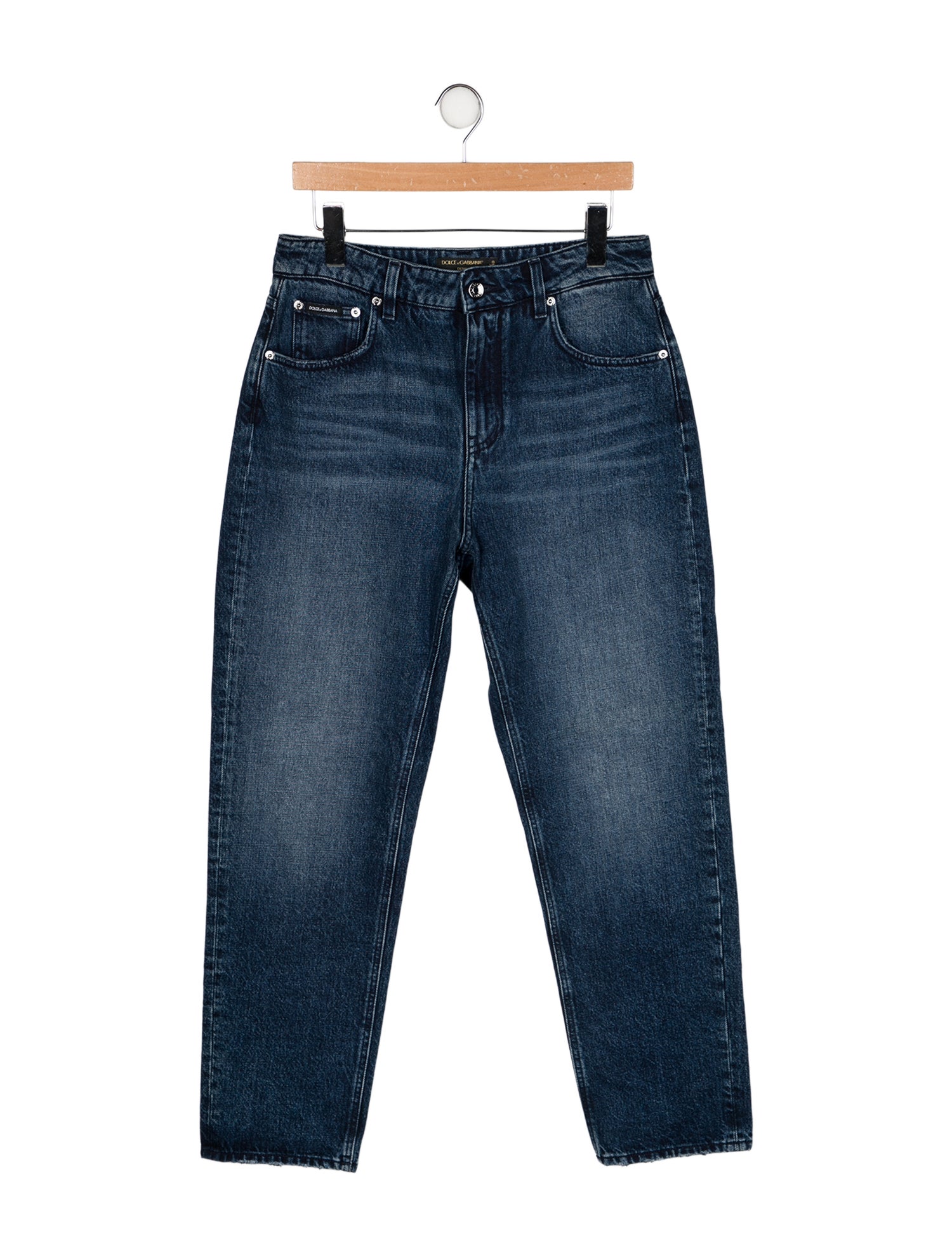 Dolce & Gabbana High-Rise Straight Leg Jeans