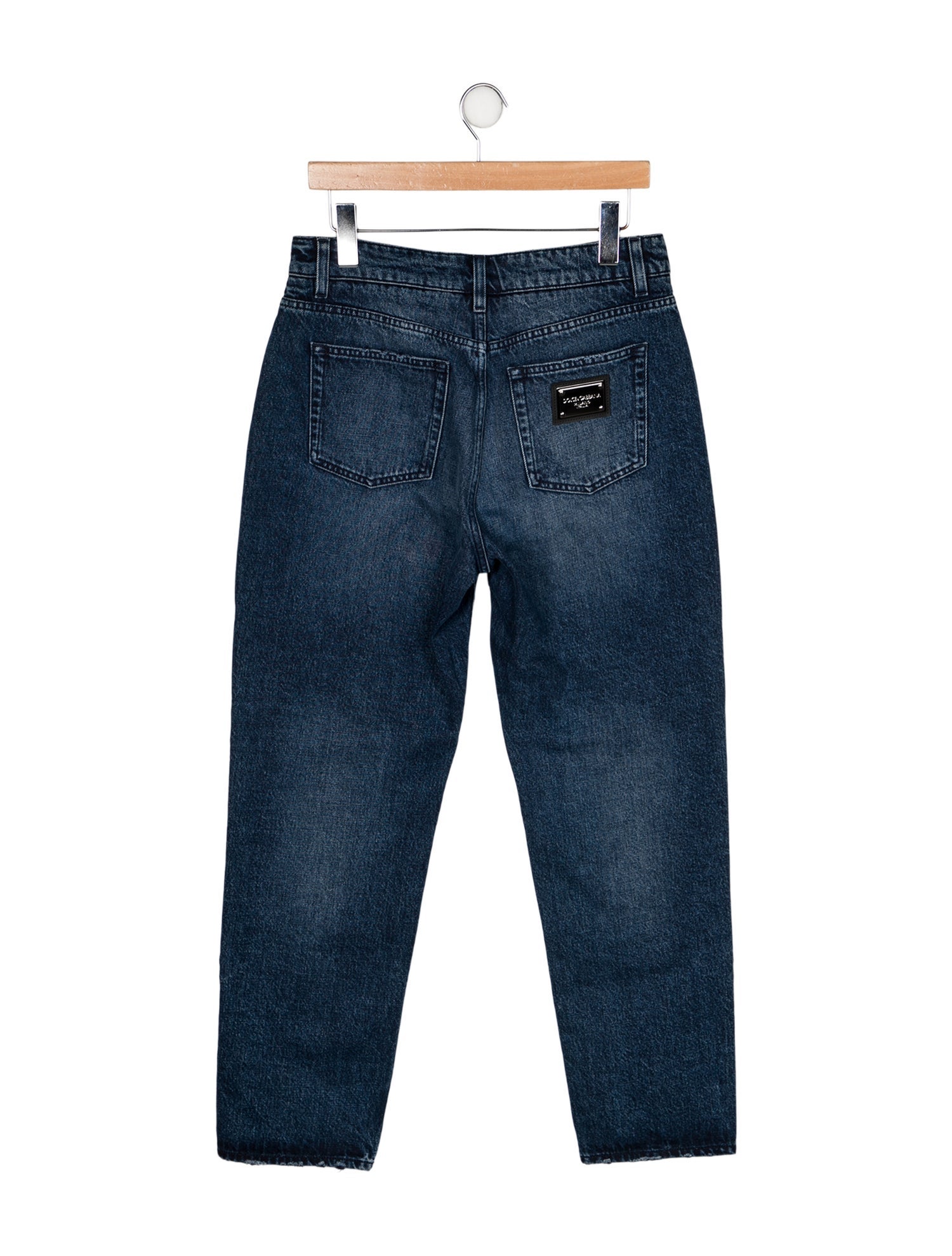 Dolce & Gabbana High-Rise Straight Leg Jeans