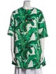 Dolce & Gabbana Short Sleeve Printed Coat