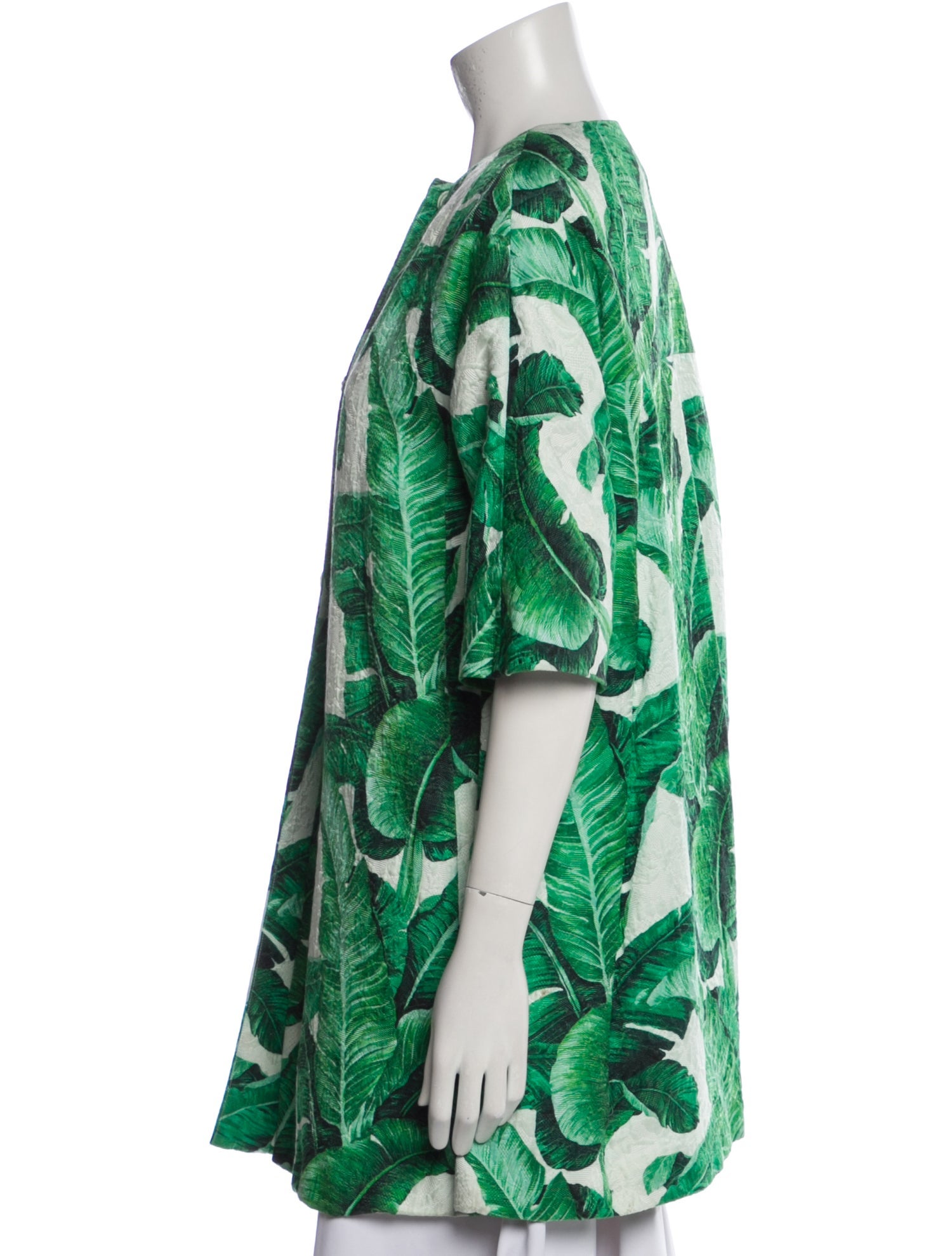 Dolce & Gabbana Short Sleeve Printed Coat