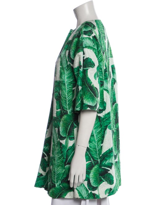 Dolce & Gabbana Short Sleeve Printed Coat