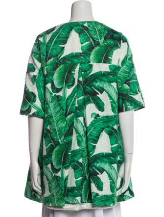 Dolce & Gabbana Short Sleeve Printed Coat