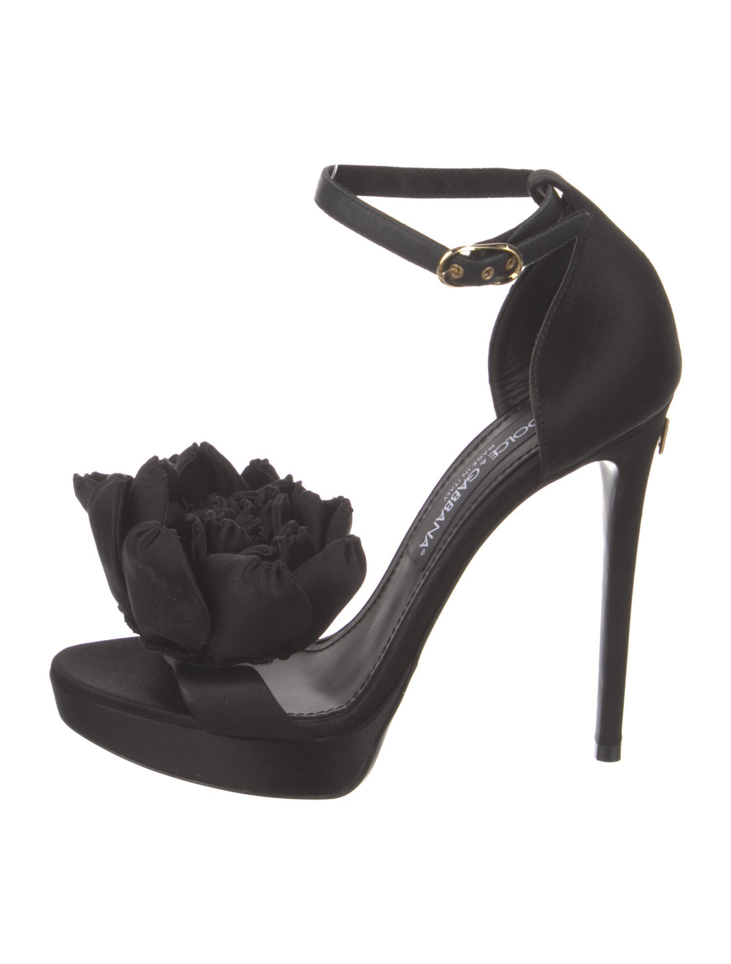Dolce & Gabbana Satin D'Orsay Pumps
