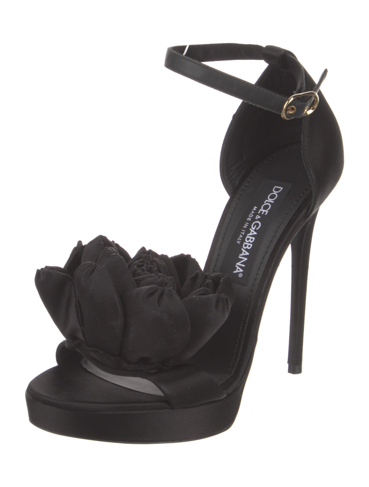 Dolce & Gabbana Satin D'Orsay Pumps