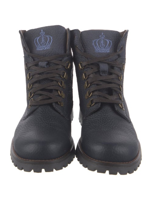 Dolce & Gabbana Leather Combat Boots