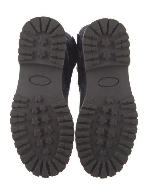 Dolce & Gabbana Leather Combat Boots