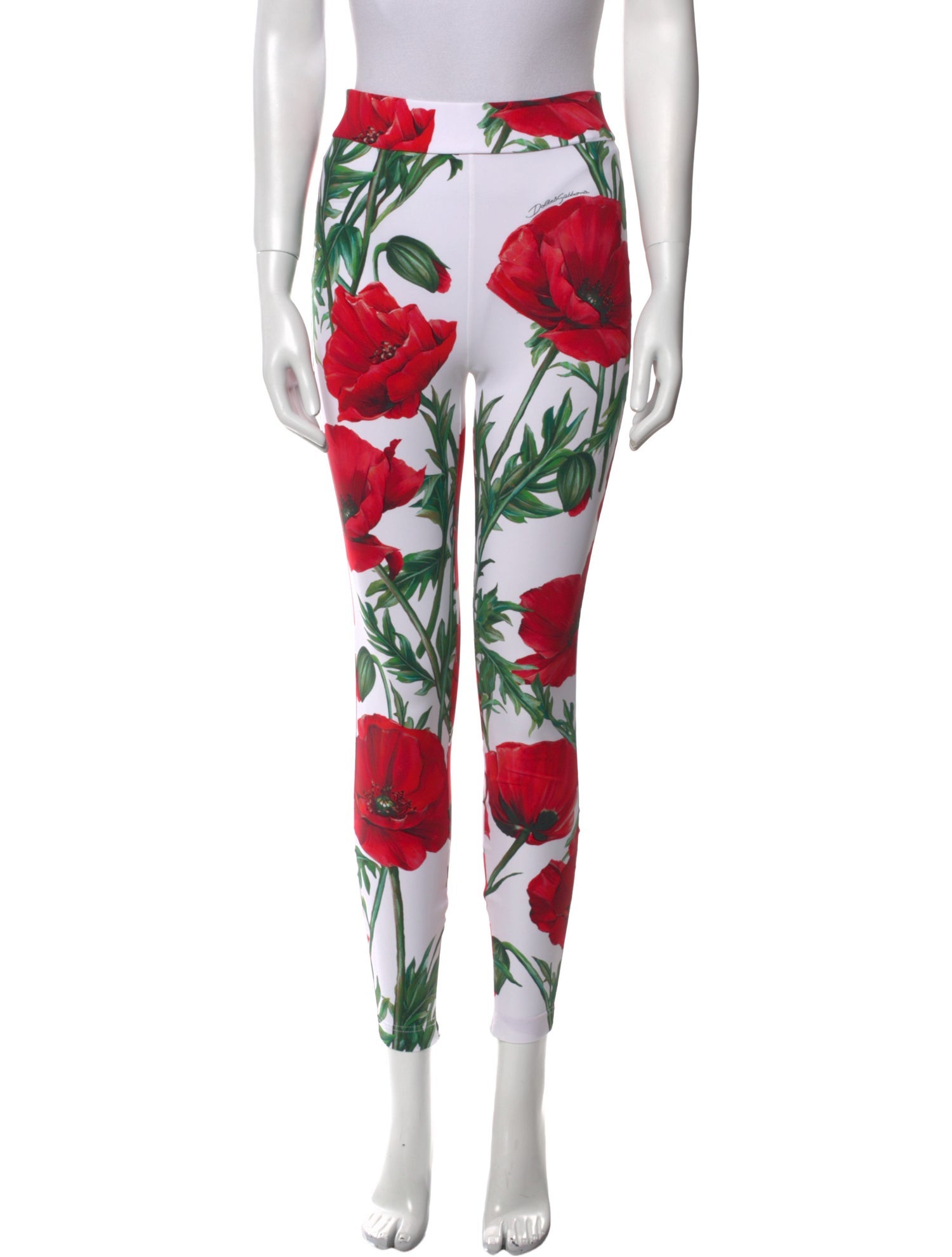 Dolce & Gabbana Nylon Skinny Leg Pants w/ Tags