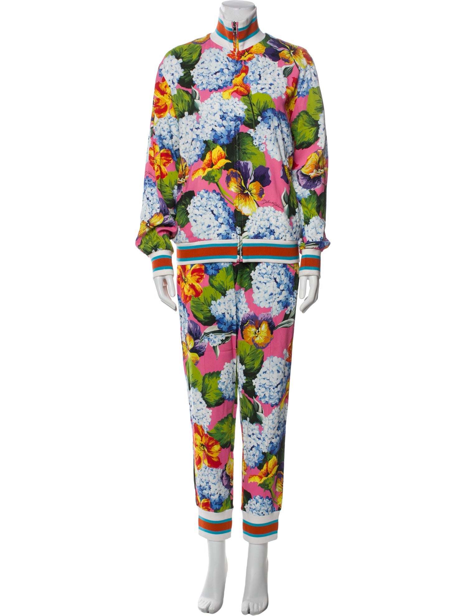 Dolce & Gabbana Floral Print Tracksuit