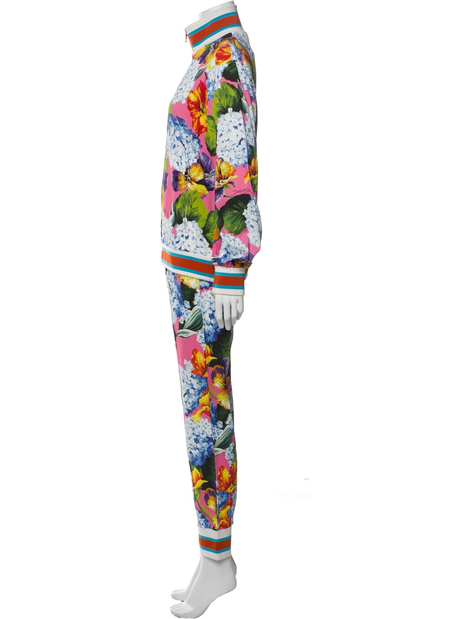 Dolce & Gabbana Floral Print Tracksuit